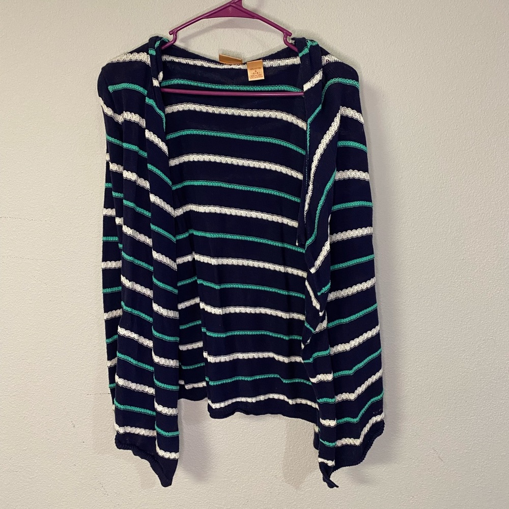 Knit Cardigan with Hood